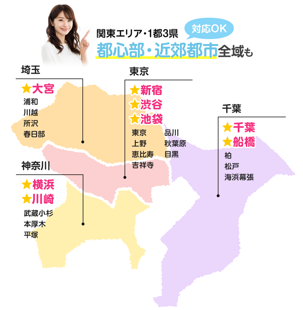 手配可能地域